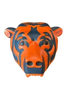 RARE HTF Chicago Bears FoamHead Orange Bear Head Hat Fan Apparel NFL - Picture 1 of 10