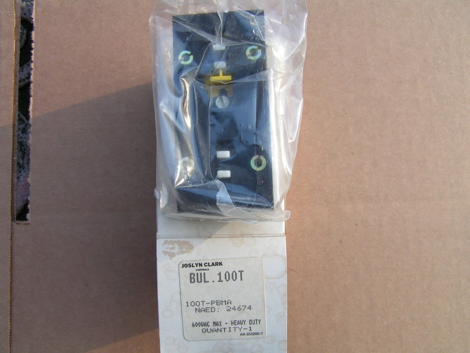 Joslyn Clark 100T-PBMA Maintained Interlock NAED 24674 NEW!!! in Factory Box - Image 1 of 1