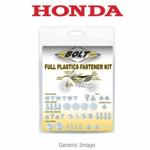 HONDA CRF450R 2005-2008 CRF 250 2004-2009 PERNO Kit Completo de Sujetador de Plástico - Imagen 1 de 1