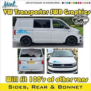SWB VW Transporter Camper MOTORHOME Stripes Decals Stickers Van Graphics 226 - Picture 1 of 4