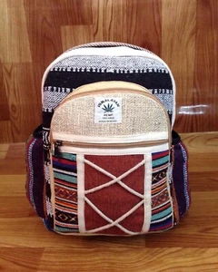 Medium Hemp Backpack - Picture 1 of 10