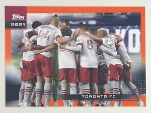 Toronto FC 2021 Topps MLS Orange Parallel /25 #147 Major League Soccer Team Card - Picture 1 of 2
