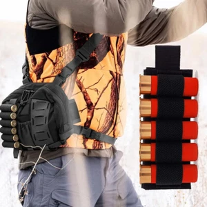 Sella laterale staccabile fucile 12/20GA 5 colpi guscio supporto marsupio Molle - Foto 1 di 15