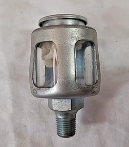 Otis Mfg USA Vtg Metal & Glass Industrial Machine Oiler - new old stock 1/2" - Picture 1 of 4