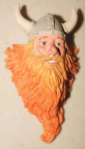 Viking Helmet Redhead Bearded Ginger Man Candy Design Norway Refrigerator Magnet - Picture 1 of 6