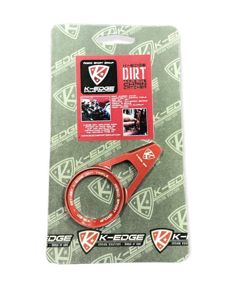 NEW K-Edge Dirt Triple MTB Chain Catcher - Size 22T-26T - Compatibility: Shimano - Image 1 of 1