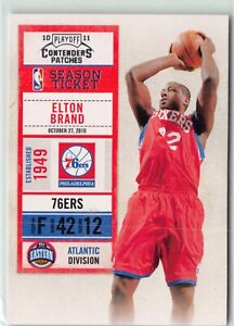 Elton Brand - 2011 Contenders Patches
