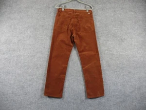 Mother Pants Women 30 Friar Brown Corduroy TOMCAT ANKLE Button Fly Stretch 31x28 - Picture 1 of 24