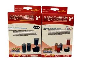 PG-260XL CL-261XL INK Cartridge refill bottle tool box kit for Canon BKCMY - Picture 1 of 2