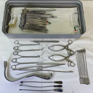 49 Piece Pilling Weck Gallbladder Instrument Set w/ Sterilization Tray General - Picture 1 of 11