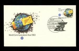Postal History Australia FDC #869 World Communications Year Local Cancel 1983 - Picture 1 of 2