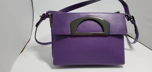 Christian Louboutin Paris Passage Bag Violet Flaps on both sides CLN0008778 - Picture 1 of 11