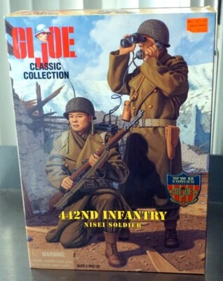 GI JOE 442nd Infantry Nisei Soldier 12" Figure Classic Collection 1998 Hasbro - Image 1 of 4