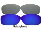 Galaxy Replacement Lens For Oakley Si Ballistic Det Cord Blue&Titanium Polarized
