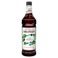 Monin Candied Wildberry Flavoured Syrup, Plastic Bottle (1 Ltr, Pack Of 4)
