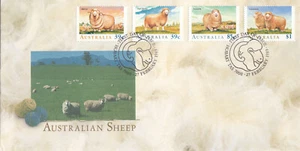 Sheep Australia FDC 1989 (141145) - Picture 1 of 1