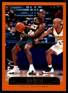 1999-00 Topps #20 Gary Payton Seattle SuperSonics - Picture 1 of 2