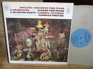 POULESC Concerto For Piano LP Georges Pretre ANGEL 36426 GRAND PRIX DU DISQUE - Picture 1 of 1