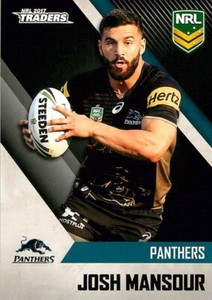 ✺New✺ 2017 PENRITH PANTHERS NRL Card JOSH MANSOUR Traders