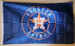 Houston Astros MLB Baseball Flag Double Side Print 3x5 Ft W/ Grommets - Picture 1 of 3