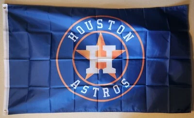Houston Astros MLB Baseball Flag Double Side Print 3x5 Ft W/ Grommets  - Image 1 of 3