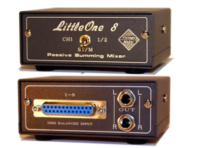 8 Channel Mini Summing Mixer LittleOne DB25/TRS Sonic Designed for your Studio! - Image 1 of 4