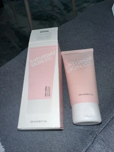 Saturday Skin Rise + Shine Apple Peach Gentle Cleanser 4.05oz  FULL SIZE NIB - Picture 1 of 3