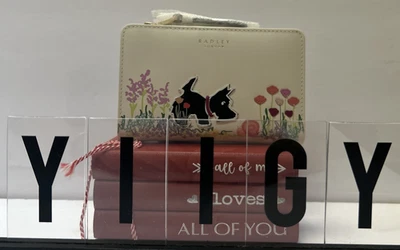 🐼💦 Cartera para tarjetas de crédito de cuero Radley London 🐼💦 Huele LIKE Spring 🐼 D39 Foto 1 de 4