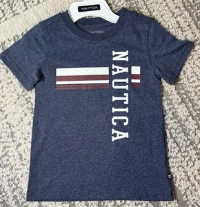 Nautica Toddler/Little Boys Graphic Short or LNG Sleeve T-shirts/Tops 2T-4T, 4-6 - Picture 1 of 1