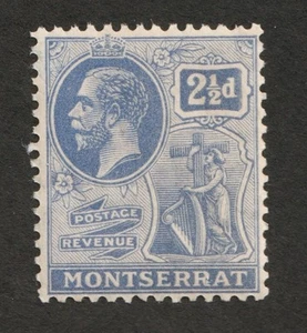 1922 Montserrat Sc# 62 - 2½p KGV, Colonial Badge - MNH postage stamp Cv$9.25 - Picture 1 of 1