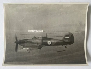 The Shah Of Iran Piloting A Hawker Hurricane Aircraft 1947. Original Press Photo - Picture 1 of 5