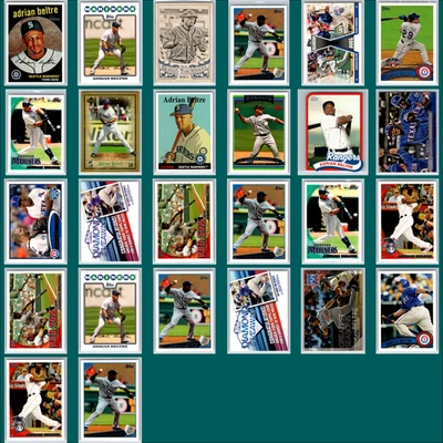 Adrian Beltre Lot (26) Baseball Cards Mariners Topps HOF Collection Set - Image 1 of 4