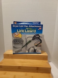 Lint Lizard Dryer Lint Vac Attachment Fits Any Vacuum, 43" Long -New Sealed  - Picture 1 of 3