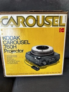 Vintage Kodak Carousel 750H Slide Projector 140 Slide Capacity Tested - Picture 1 of 11