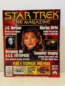 Star Trek The Magazine #10 Febuary 2000 featuring Marina Sirtis DEANNA TROI - Bild 1 von 6