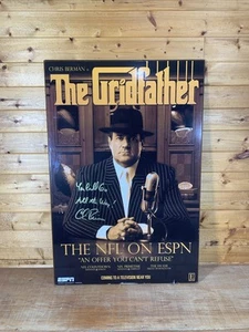 Chris Berman GRIDFATHER Signed 36x24 Signed ESPN HOF Best Wishes Posterboard - Picture 1 of 12