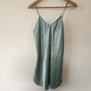 Jenny Buchanan Intimates Slip Vintage Hecho en EE. UU. Talla Pequeña Azul Teal - Imagen 1 de 6