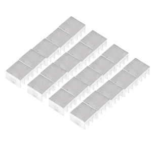 20pcs 11*11*5mm Mini Aluminum Heatsink Power Module Heat Sink for PC Power IC T - Zdjęcie 1 z 10
