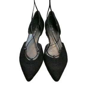 Stewart Weitzman Damen-Schnürschuhe US-Schuhgröße 8,5 schwarz spitz zulaufend - Bild 1 von 7