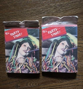 Vintage 80’s Party invitations “It's Party Time!" Brand New Sealed- 2 Pack Of 8 - Picture 1 of 4