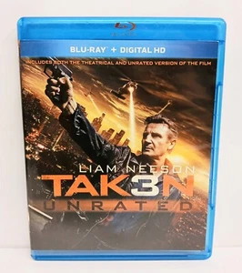 Taken 3: Blu-Ray + Digital Unrated Liam Neeson Excellent Condition Free Shipping - Picture 1 of 4