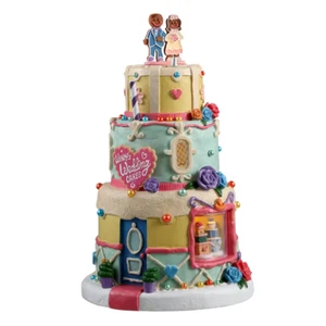 Lemax 2024 Wendy's Wedding Cakes Sugar n Spice #35095 Married Gingerbread Window - Picture 1 of 3
