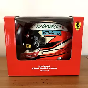 Casque Miniature F1 Bell 1/2 Kimi Raikkonen 2017 No Spark Minichamps - Foto 1 di 5