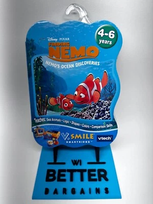 Disney Pixar Vtech Vsmile Finding Nemo Ocean Discoveries Game - Image 1 of 4