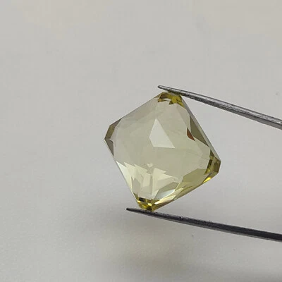 Piedra preciosa natural suelta con forma de TOPACIO LIMÓN genuino 51,18 quilates con certificado Foto 1 de 4