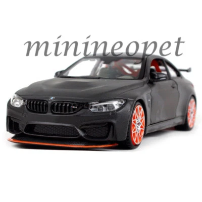MAISTO BMW M4 GTS 1/24 DIECAST CON RUEDAS NARANJA GRIS MATE OSCURO 31246 GRIS Foto 1 de 3