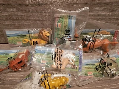 Коллекционный набор игрушек Lion King Burger King лот из 7 - Изображение 1 из 4