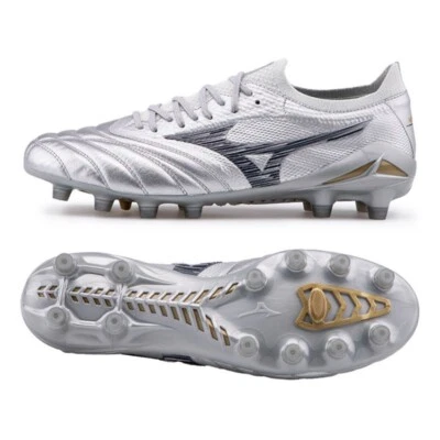Mizuno Morelia Neo4 IV Beta β Japan P1GA254004 Silver Mens Soccer Cleats Shoes