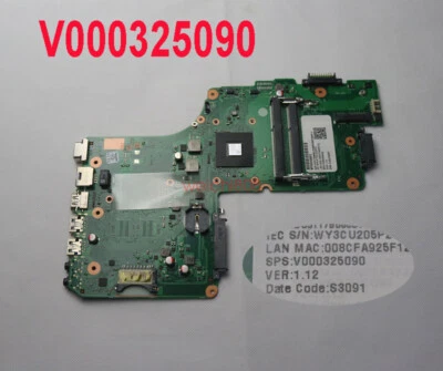 V000325090 For Toshiba C50D C55D Laptop Motherboard AMD A4-5000 6050A2556901-MB - Image 1 of 4