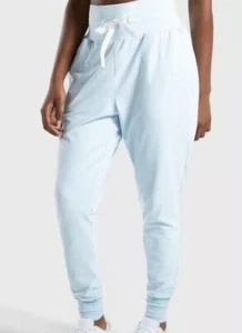 Gymshark Poise Hareem Jogger Sz XS - Malibu Light Blue Sweatpants Cozy Track - Picture 1 of 10